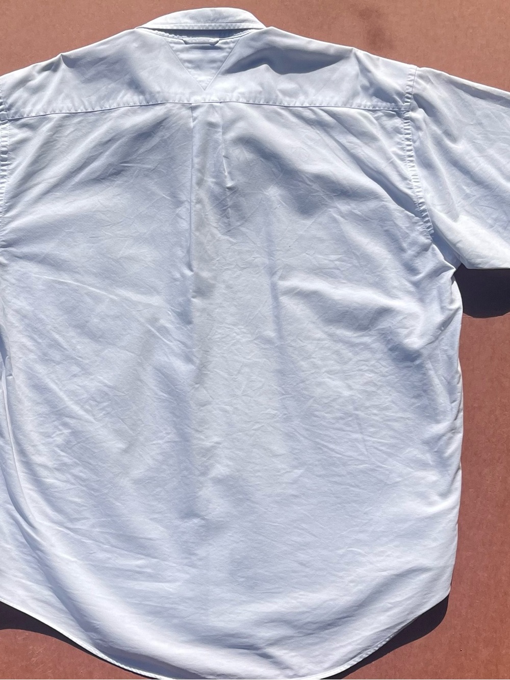 Tommy Hilfiger Men’s XL White Crest Cotton Button Down Shirt - Picture 8 of 8
